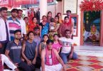Took blessings from elders by playing Dadhi Mangal and Sindoor