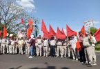 BMS did agitation for pending demands like bonus, incentive etc.