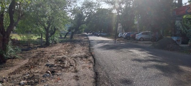 Work on road connecting Pilani to Allahabad Bank to Khajuri Bypass started