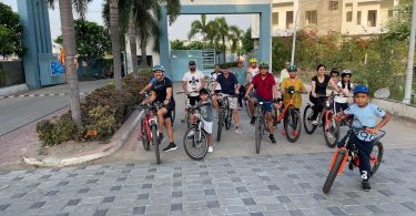 Resolved to make cycle a part of life by taking out a rally