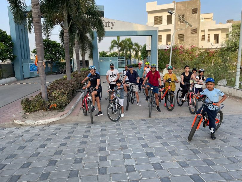 Resolved to make cycle a part of life by taking out a rally