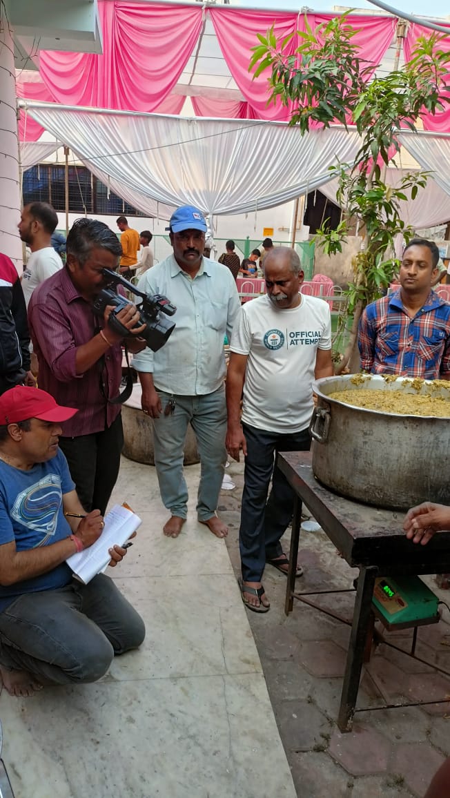 Prepared 24 quintals and 44 kg Khichdi and distributed Prasad