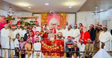 May everyone's life be filled with divine qualities like a Christmas tree.