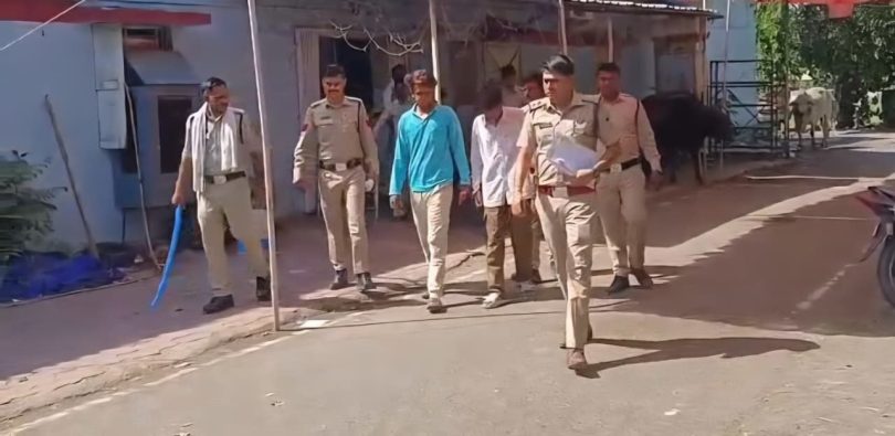 Four accused arrested for allegedly attacking a passerby with intent to kill and sent to jail